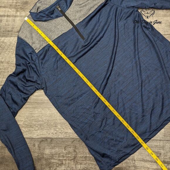 Real Essentials 3 Pack Half Zip Dry Fit Sweatshirt Size L - Picture 3 of 4